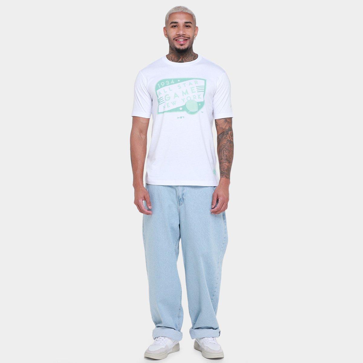 Camiseta New Era All Core Mlb Neymet Whi Masculina - 5