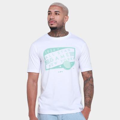 Camiseta New Era All Core Mlb Neymet Whi Masculina