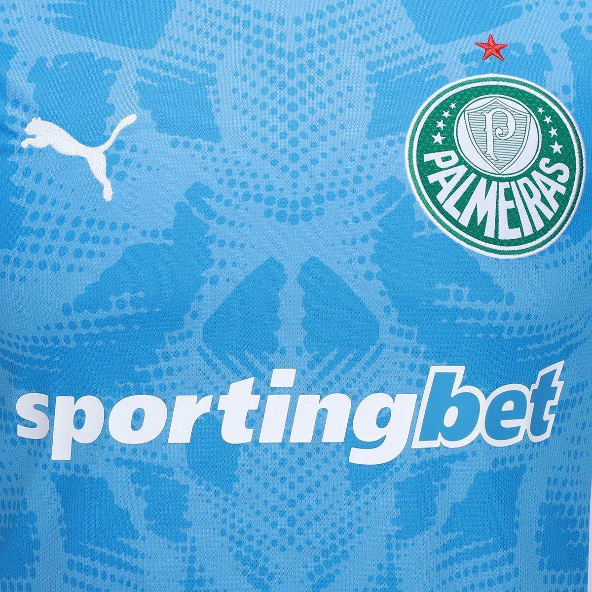 Camisa de Goleiro Palmeiras I 25/26 s/n Torcedor Puma Masculina - 3