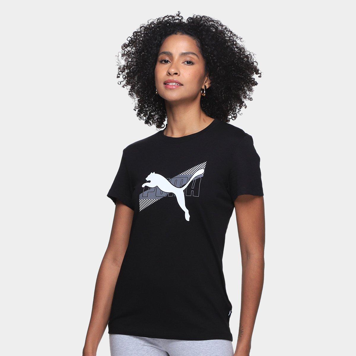 Camiseta Puma Power Graphic Feminina - 1