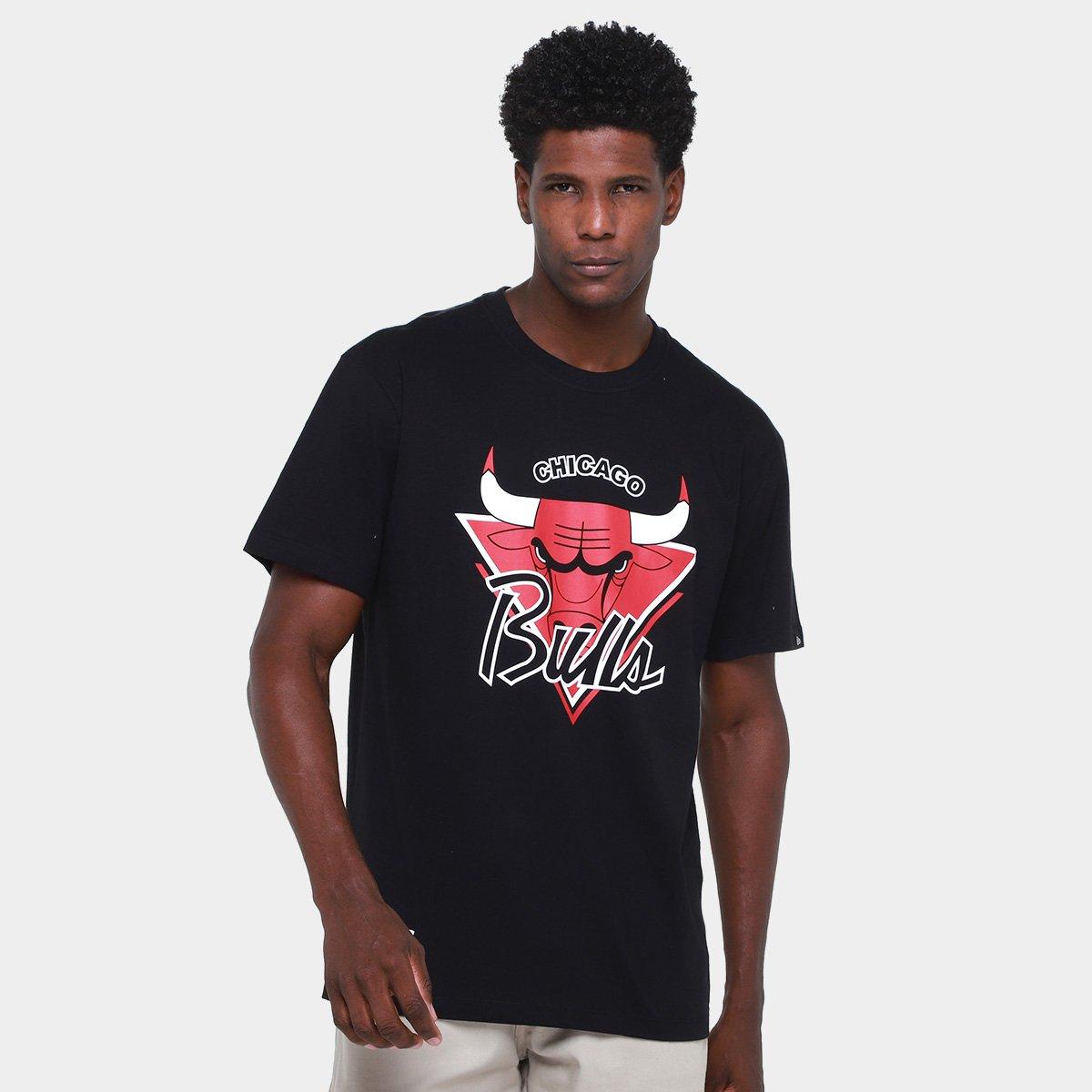 Camiseta NBA Chicago Bulls Fashion Fanpage New Era Masculina - 1