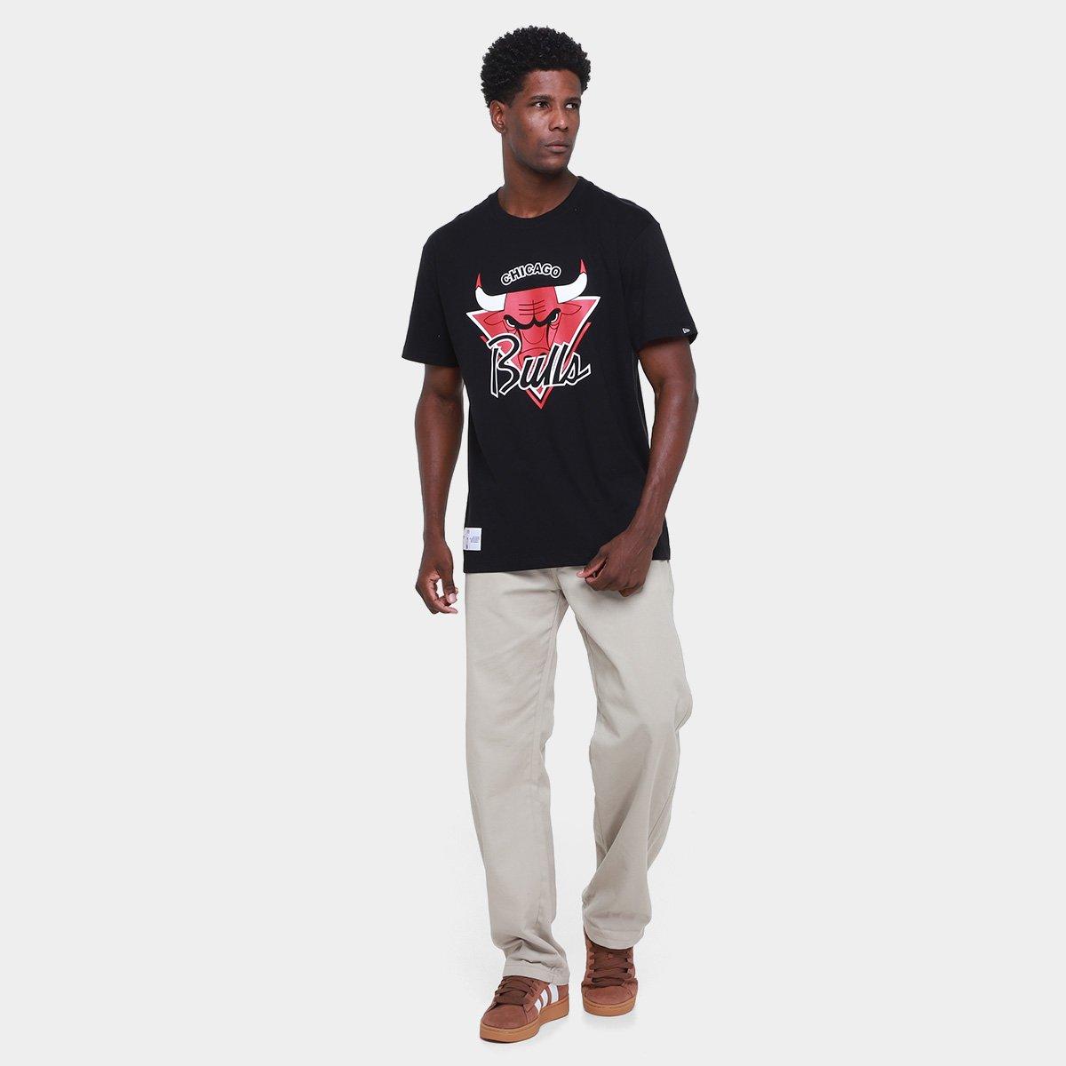 Camiseta NBA Chicago Bulls Fashion Fanpage New Era Masculina - 4