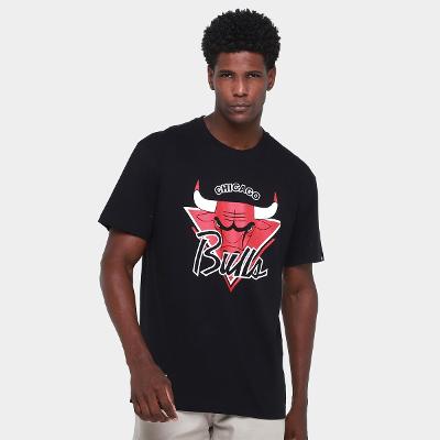 Camiseta NBA Chicago Bulls Fashion Fanpage New Era Masculina