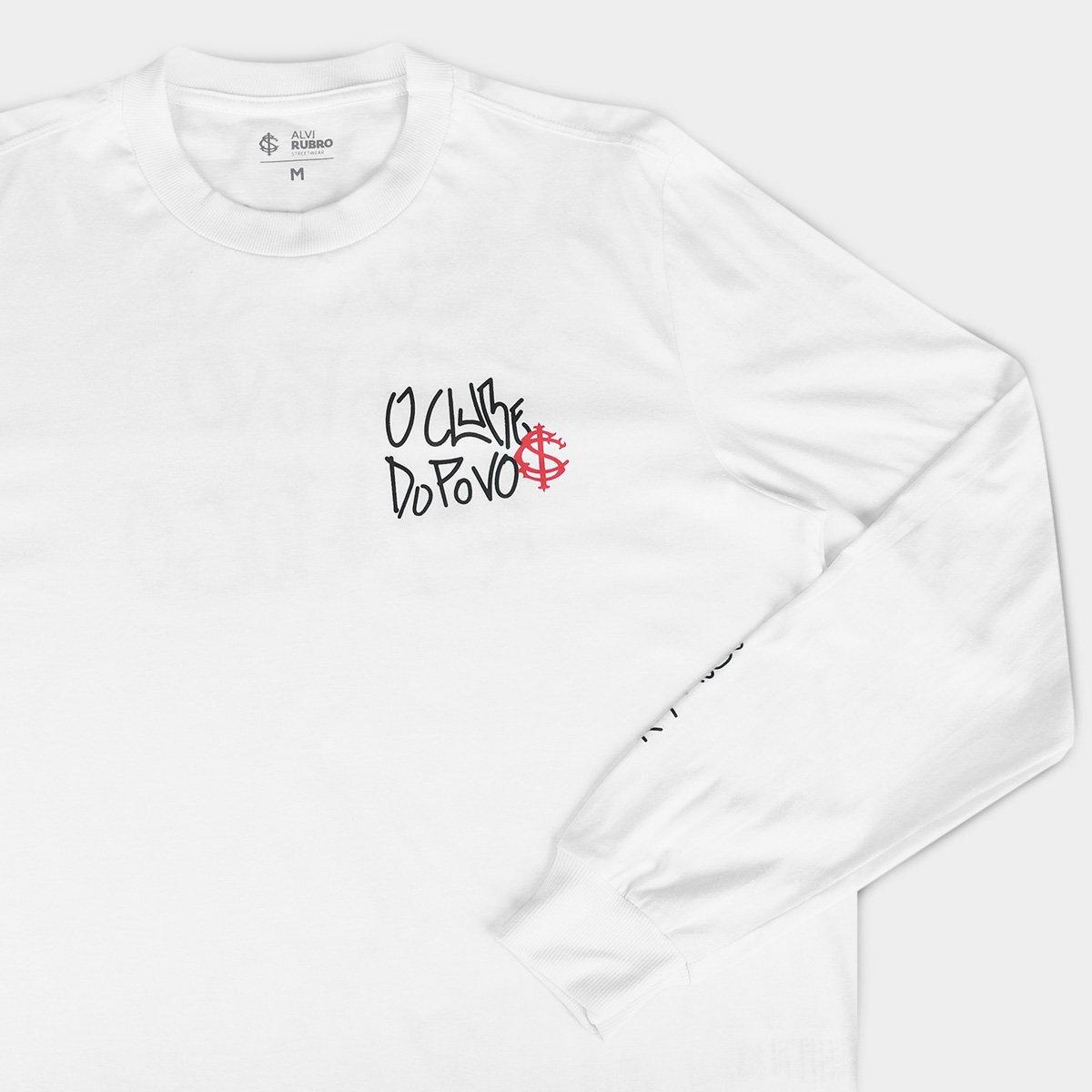 Camiseta Internacional 1909 Clube Do Povo Manga Longa Masculina - 8