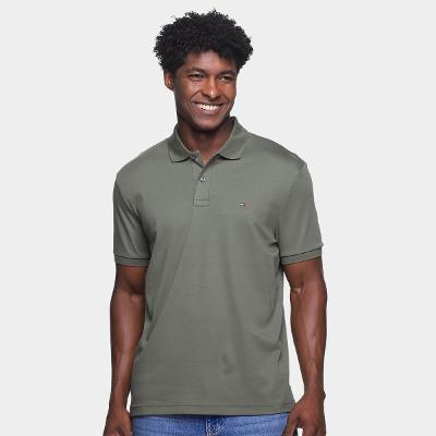 Camisa Polo Tommy Hilfiger Liquid Masculina