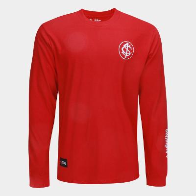 Camiseta Internacional Manga Longa Masculina