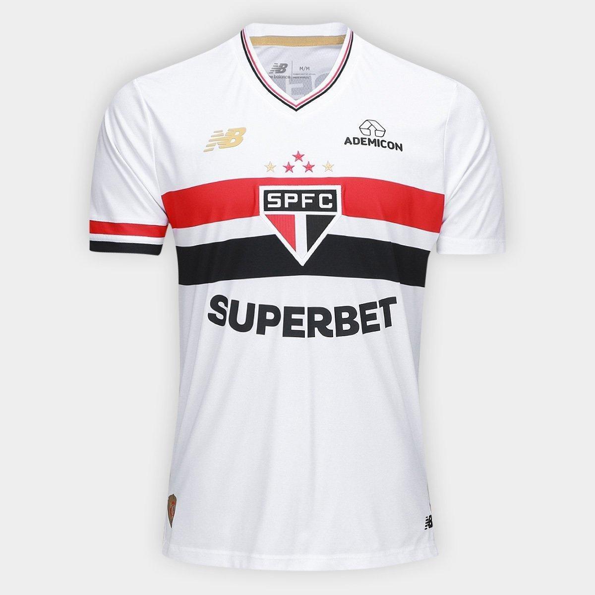Camisa São Paulo I 25/26 Torcedor New Balance Masculina - 1