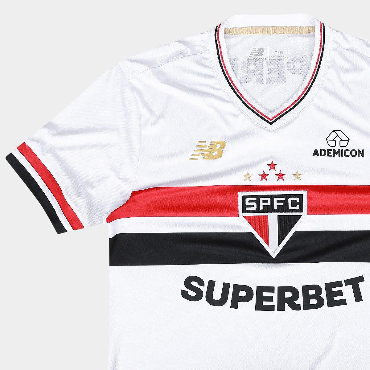 Camisa São Paulo I 25/26 Torcedor New Balance Masculina - 9