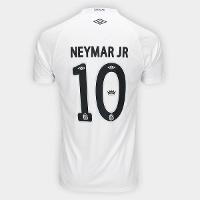 Camisa Santos I 25/26 Neymar N° 10 Torcedor Umbro Masculina - 1
