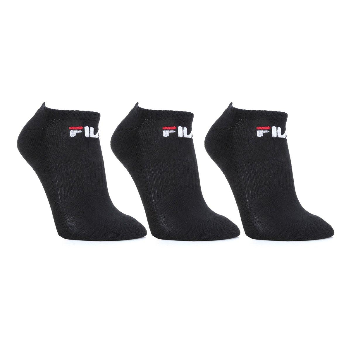 Kit Meia Fila Cano Curto Logo c/ 3 pares - 1