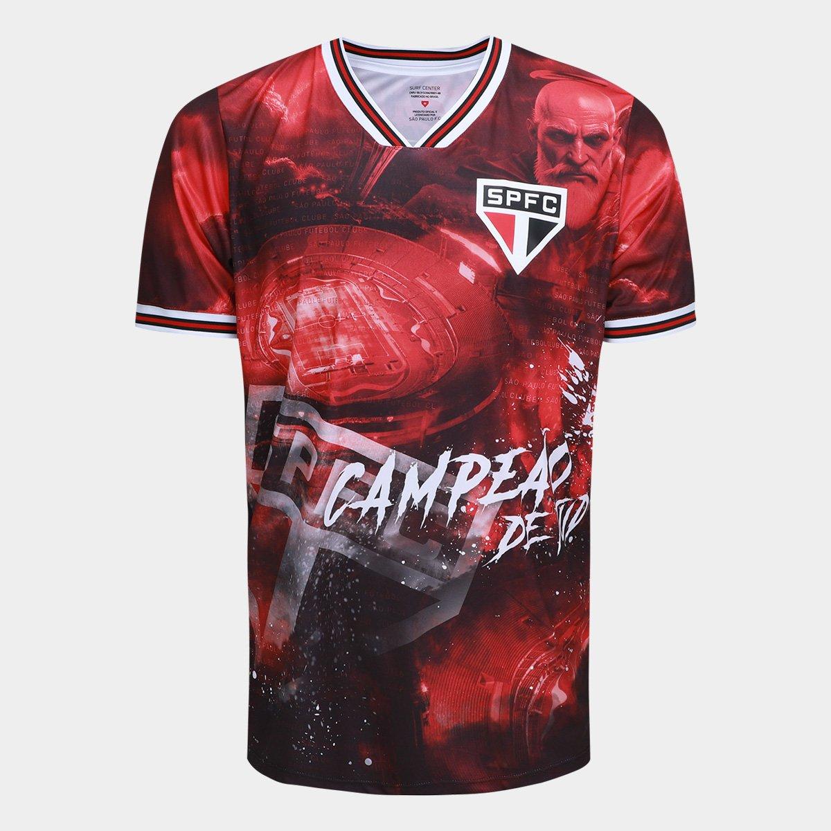 Camisa São Paulo Quebrada Masculina - 1