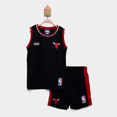 Conjunto Infantil NBA Chicago Bulls Braziline