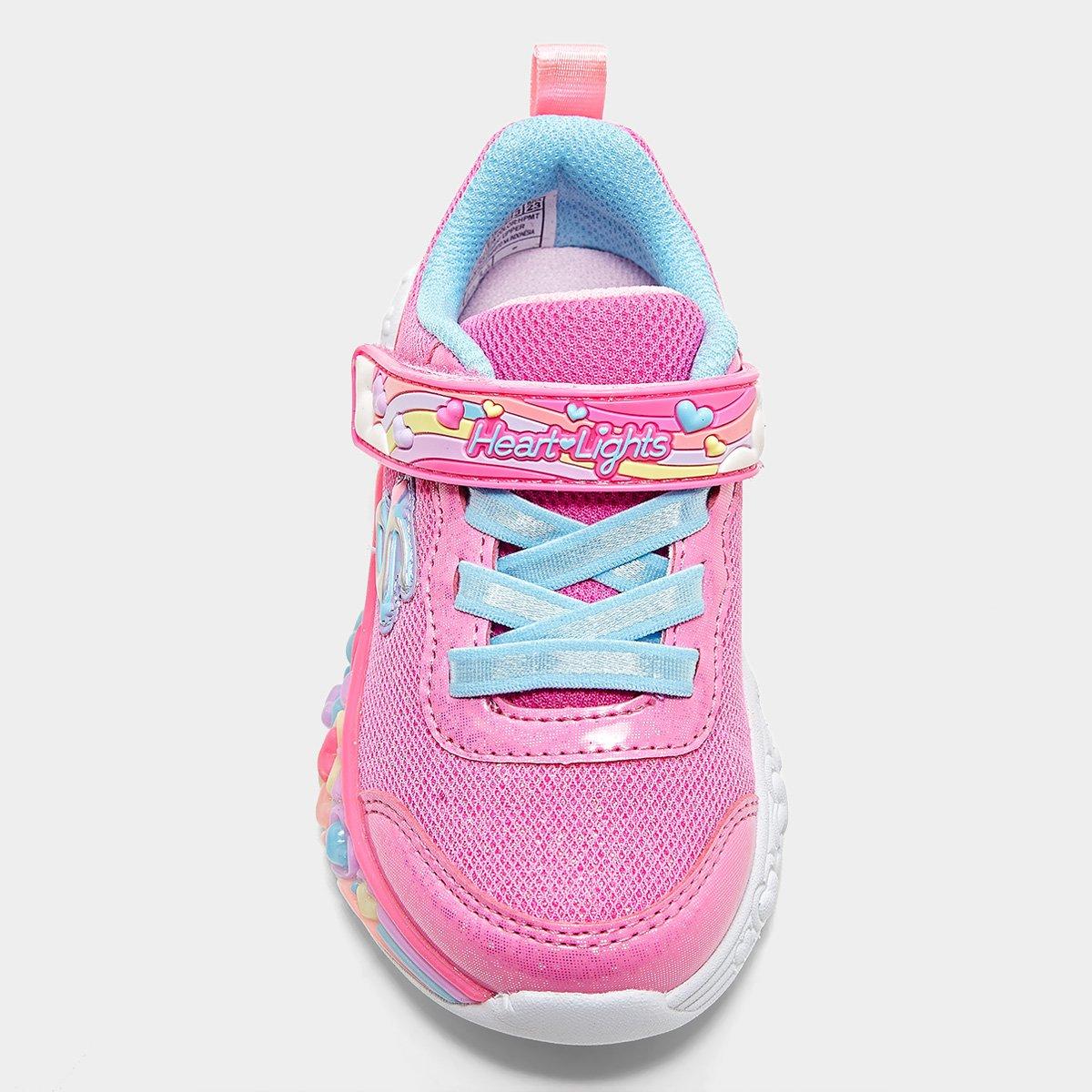 Tênis Infantil Skechers Ligths Eternal Heart Menina - 5