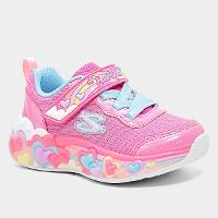 Tênis Infantil Skechers Ligths Eternal Heart Menina - 3