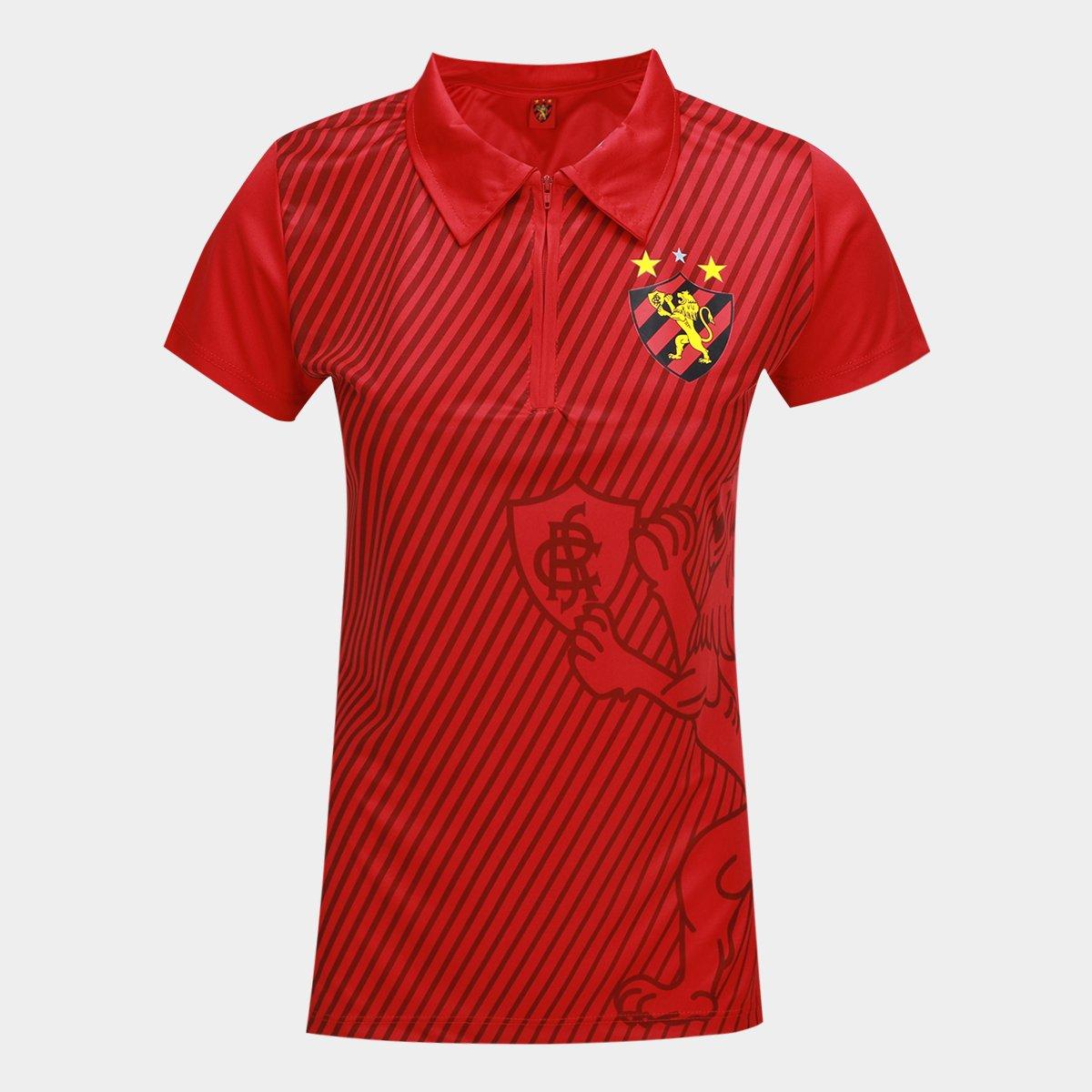 Camisa Polo Sport Recife Lion Feminina - 1