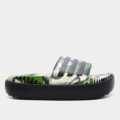 Chinelo Adilette Adidas Farm Flatform Feminino