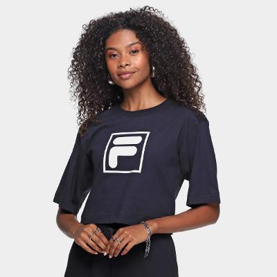 Camiseta Fila Cropped Union Classics Feminina