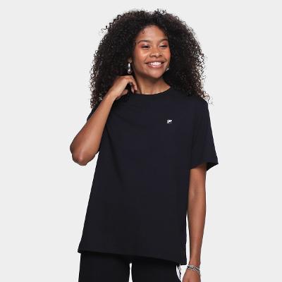Camiseta Fila Oversized Letter Graphic Feminina