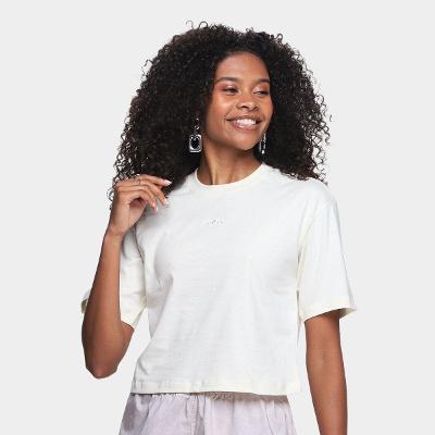 Camiseta Fila Cropped Comfort Classic Feminina