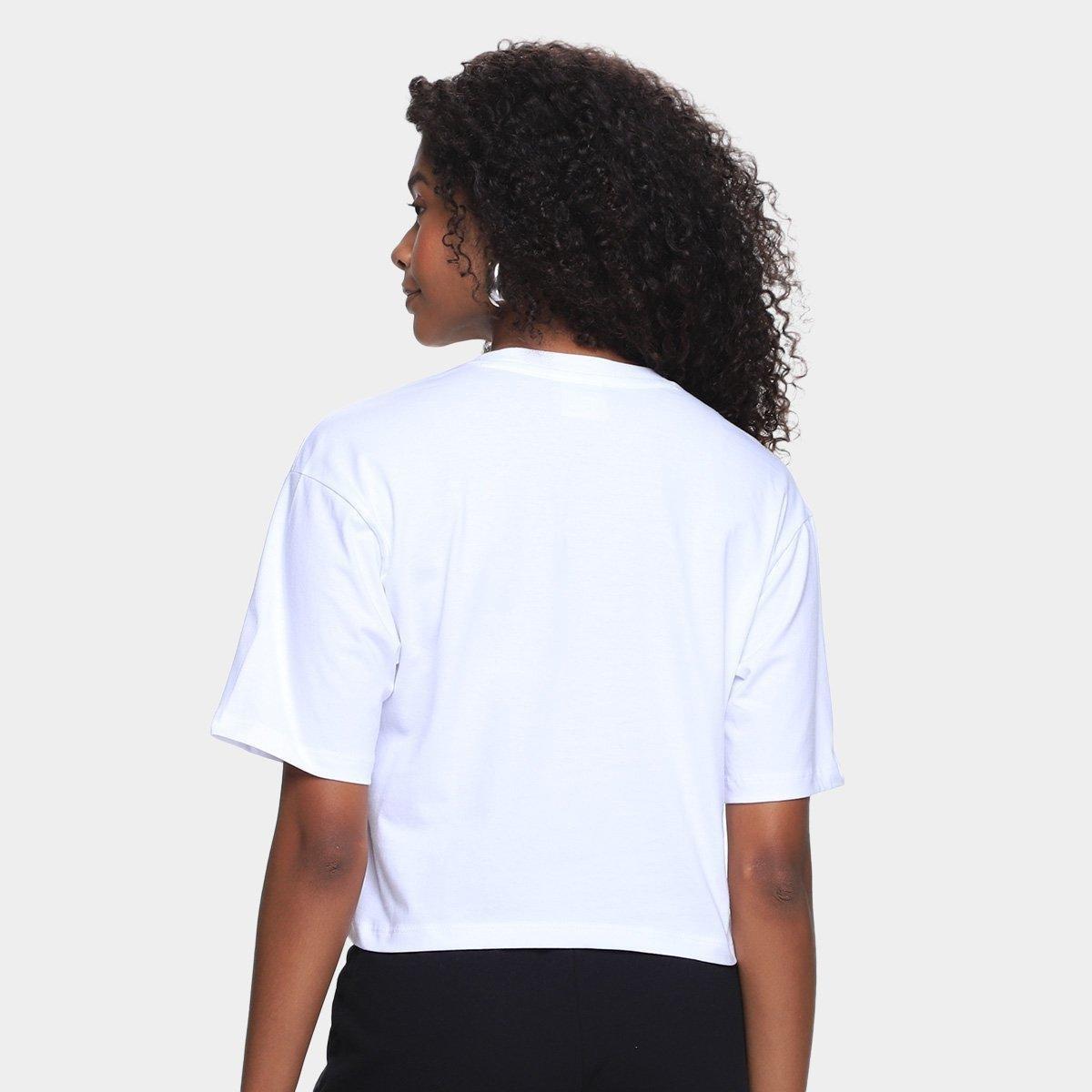Camiseta Fila Cropped Comfort Classic Feminina - 2