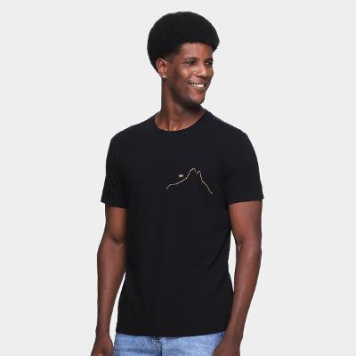 Camiseta Slim Osklen Vintage Dois Irmãos Masculina