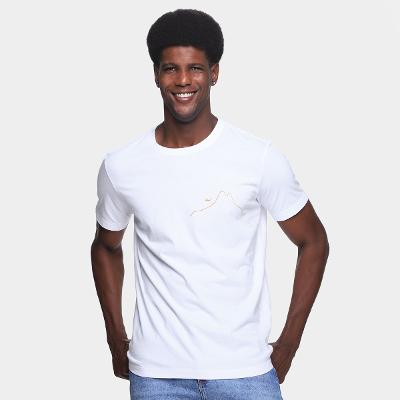 Camiseta Slim Osklen Vintage Dois Irmãos Masculina