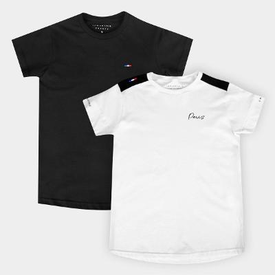 Kit Camiseta Infantil Industrie 2 Peças Menino