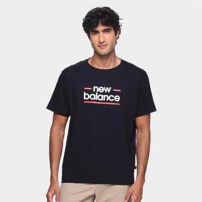 Camiseta New Balance Linear Lines Masculina