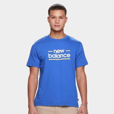 Camiseta New Balance Linear Lines Masculina