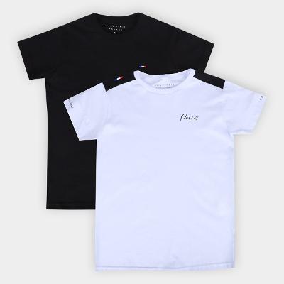 Kit Camiseta Infantil Industrie  Casual Menino - 2 Peças