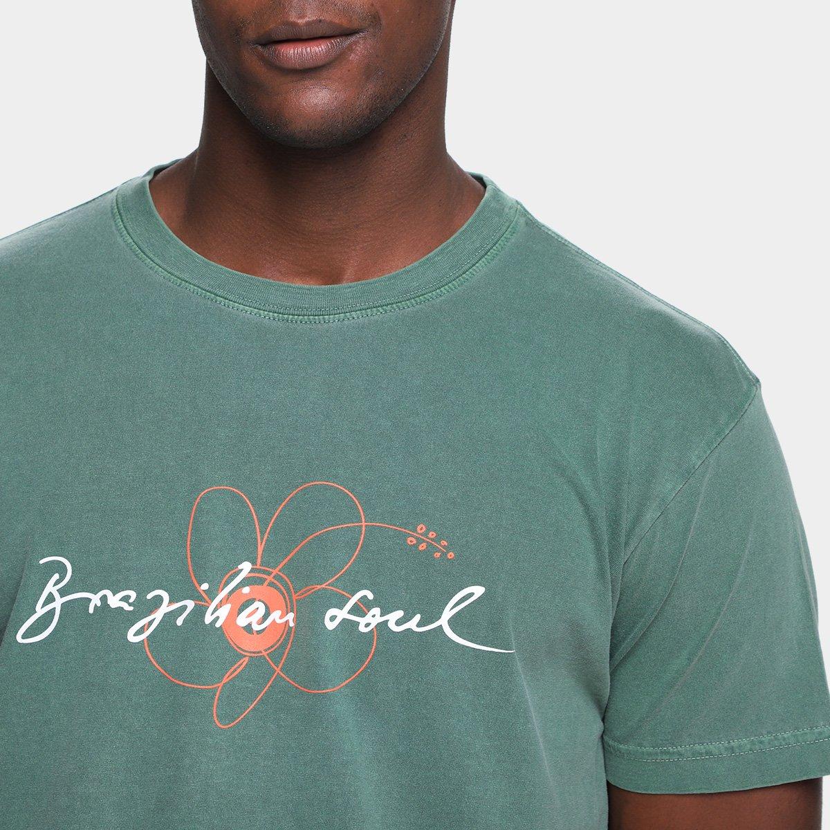 Camiseta Osklen Stone Brazilian Masculina - 3