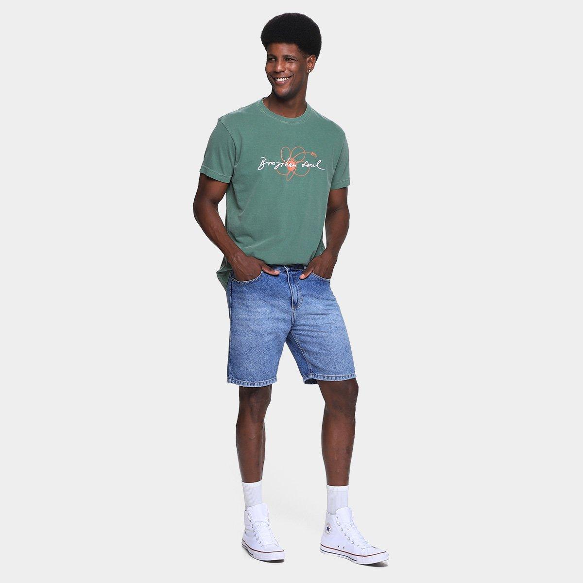 Camiseta Osklen Stone Brazilian Masculina - 4