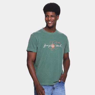 Camiseta Osklen Stone Brazilian Masculina