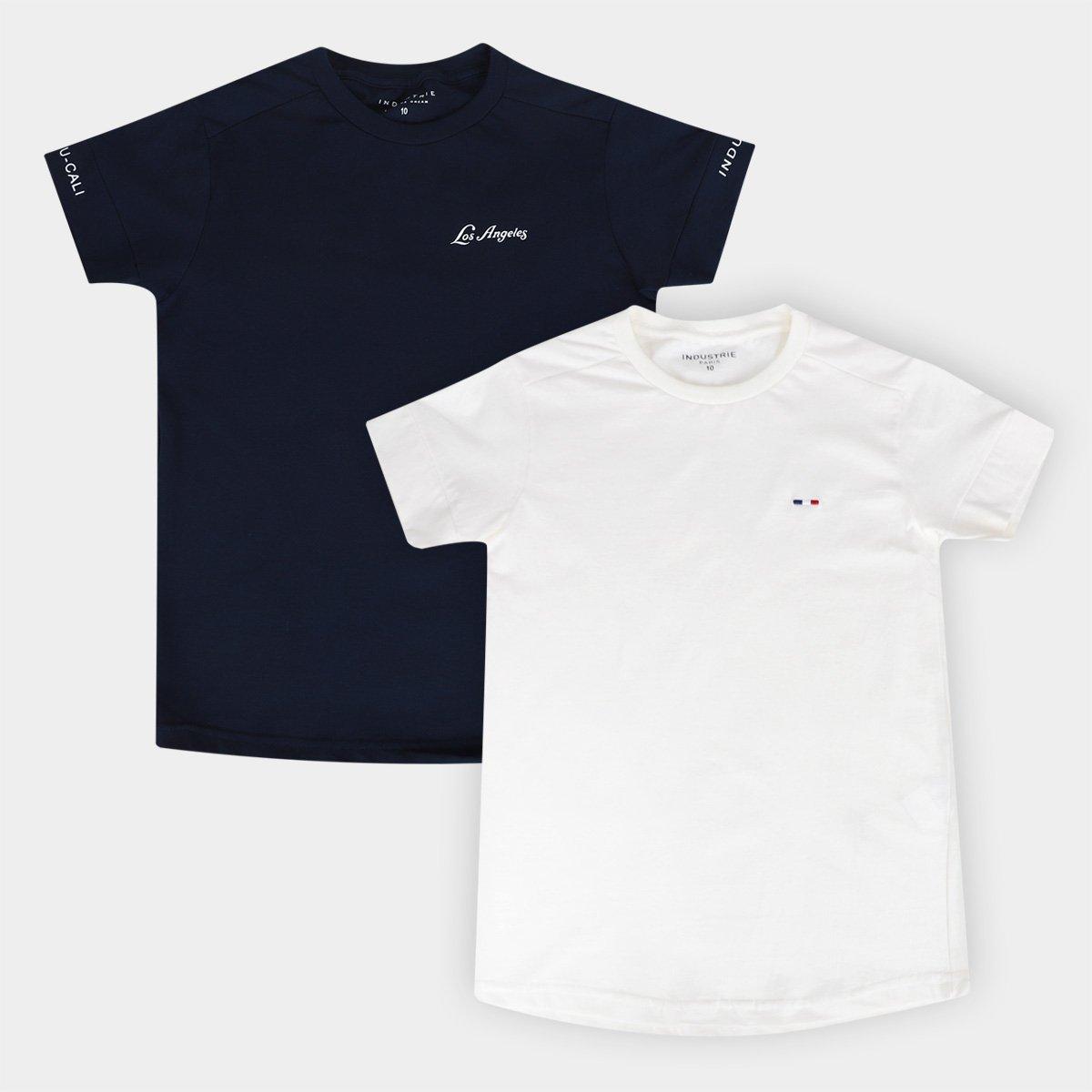 Kit Camiseta Infantil Industrie 2 Peças Menino - 1