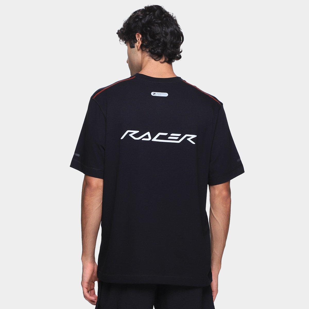 Camiseta Fila Over Cotton Union Racer Masculina - 2