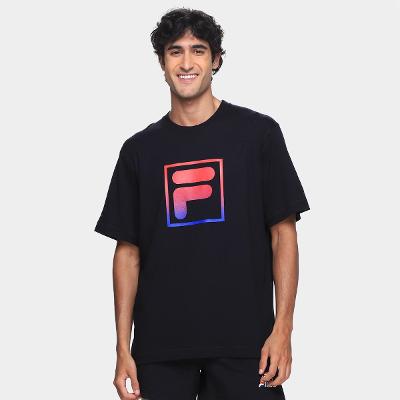 Camiseta Fila Over Cotton Union Racer Masculina