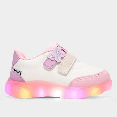 Tênis Infantil Pampili Liz Luz Menina