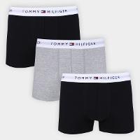 Kit Cueca Boxer Tommy Hilfiger Lisa Masculina 3 Peças - 1