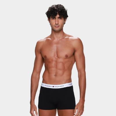 Kit Cueca Boxer Tommy Hilfiger Lisa Masculina 3 Peças
