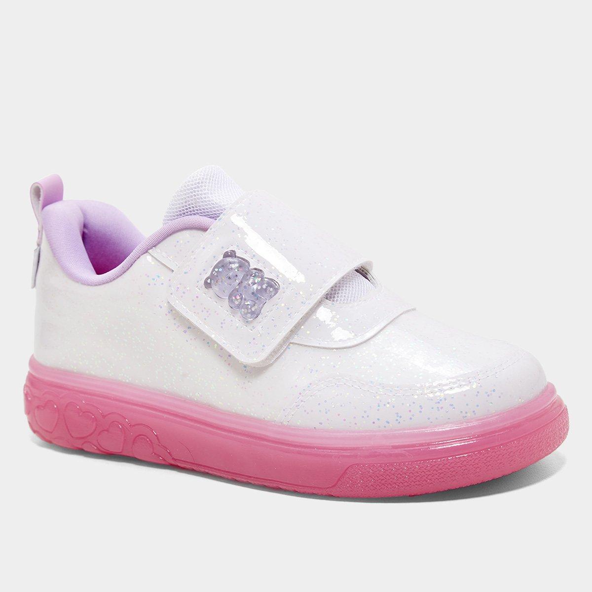 Tênis Infantil Pampili Sneaker Luz Menina - 2