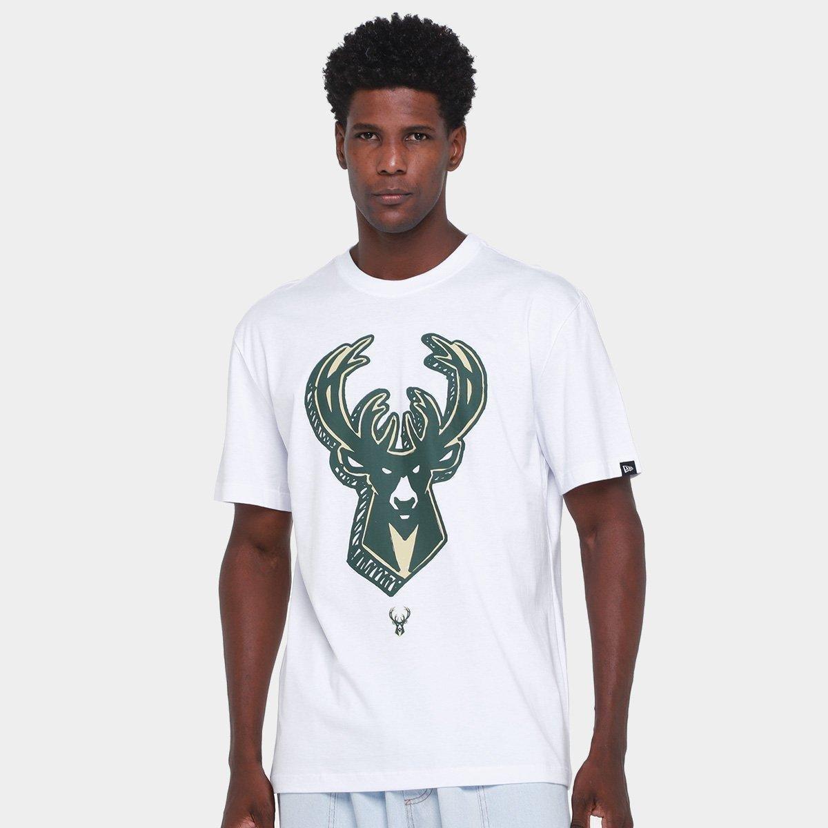 Camiseta NBA New Era Milwaukee Bucks All Core - 1