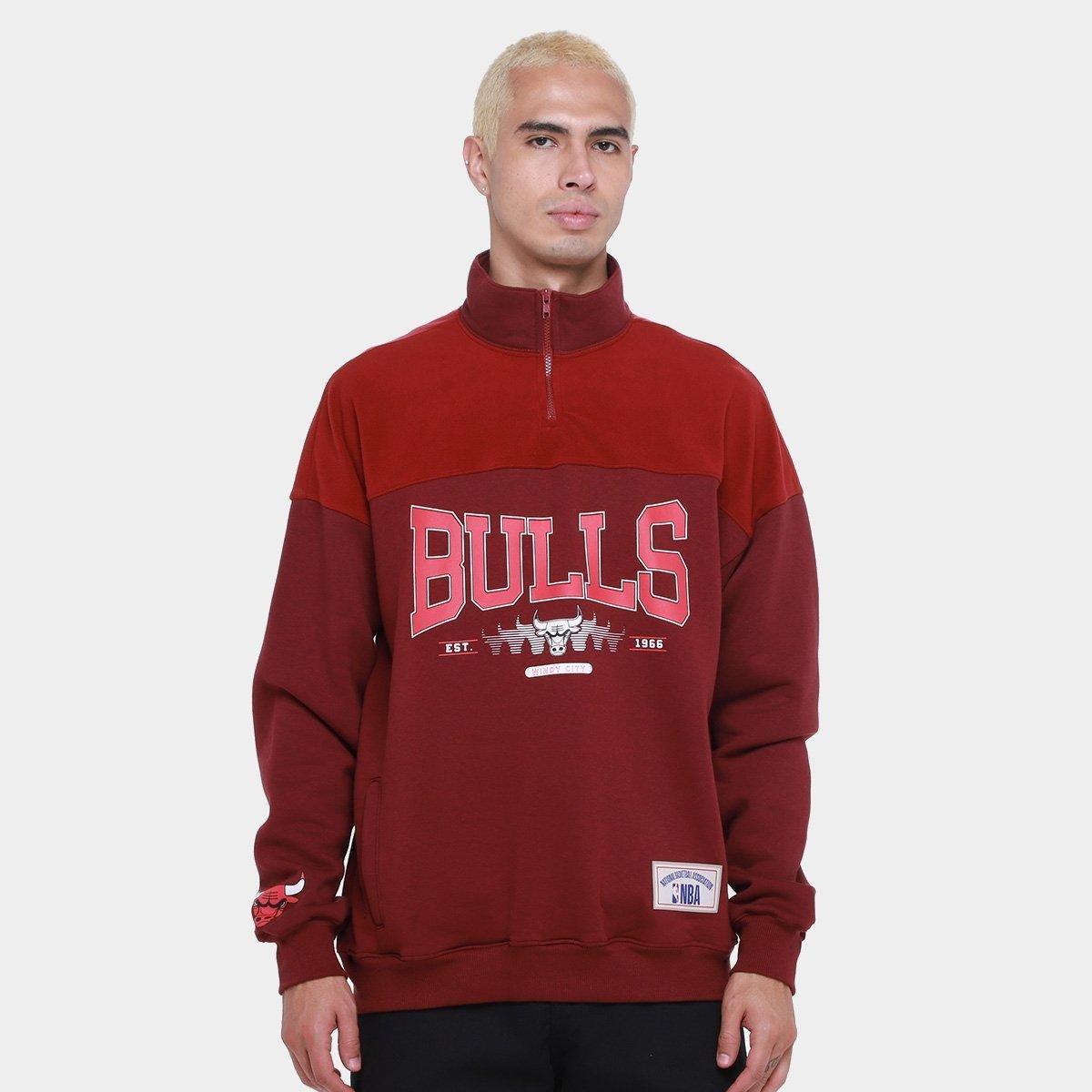 Moletom NBA Chicago Bulls Reflections Masculino - 1