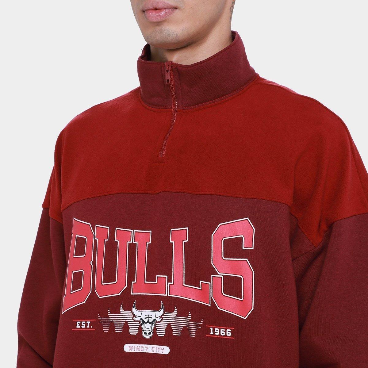 Moletom NBA Chicago Bulls Reflections Masculino - 3