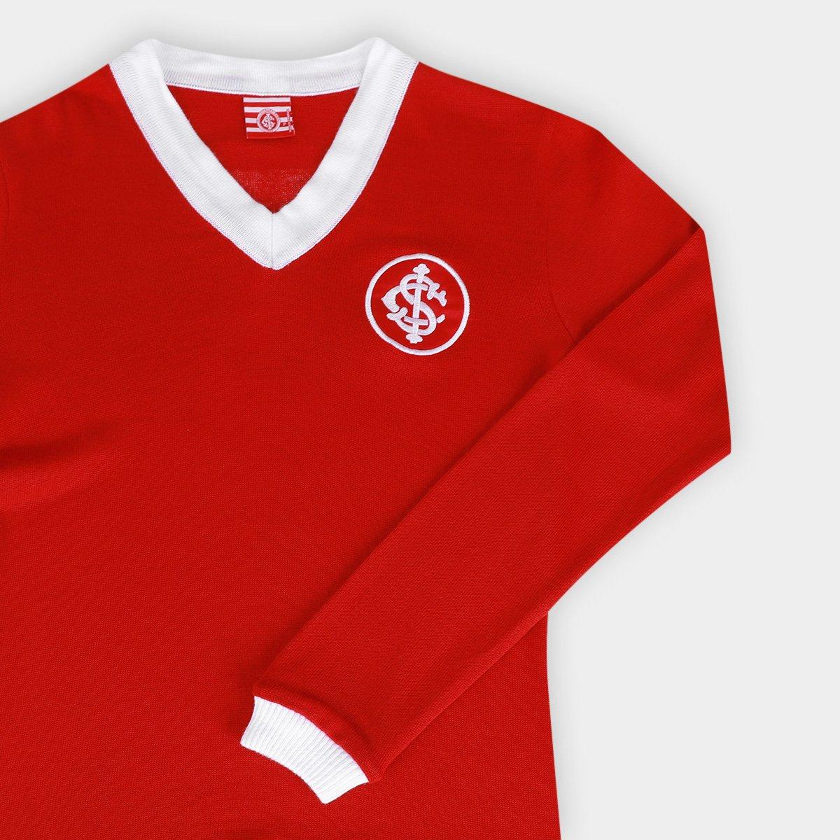 Camisa Manga Longa Internacional Retrô Feminina - 5