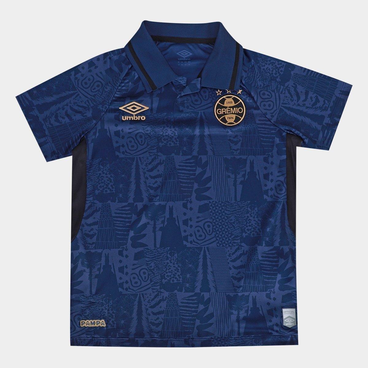 Camisa Infantil Grêmio III 25/26 s/n Torcedor Umbro - 1