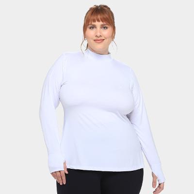 Camiseta WonderSize Plus Size Manga Longa Deborah Feminina