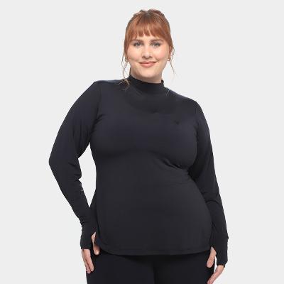 Camiseta WonderSize Plus Size Manga Longa Deborah Feminina