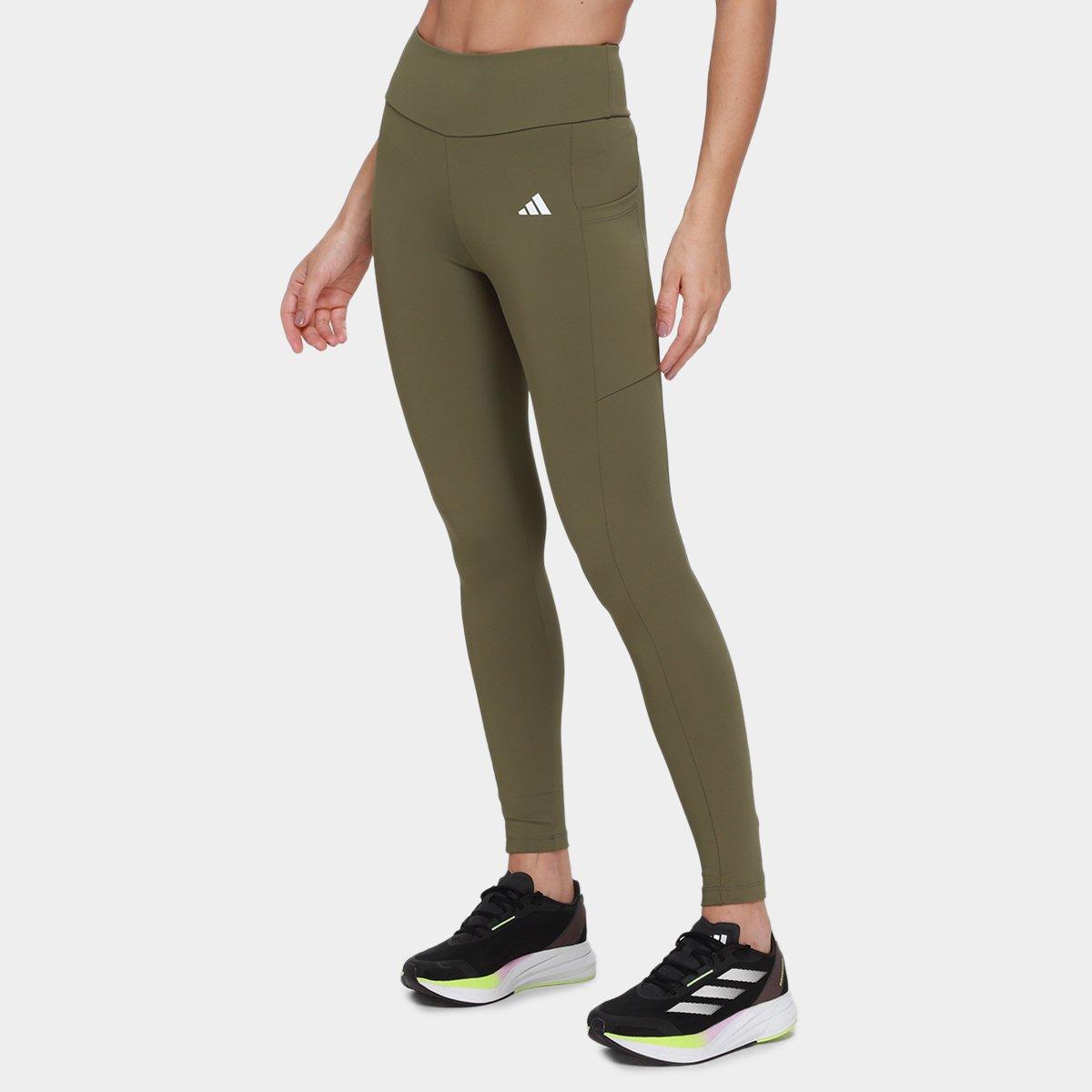 Calça Legging Adidas Com Bolso Feminina - 1