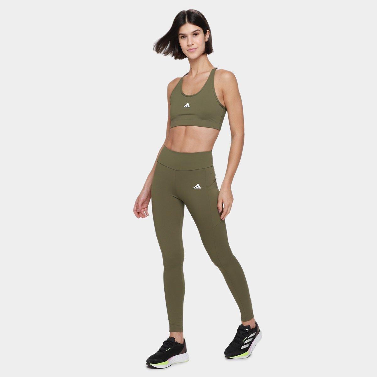 Calça Legging Adidas Com Bolso Feminina - 5