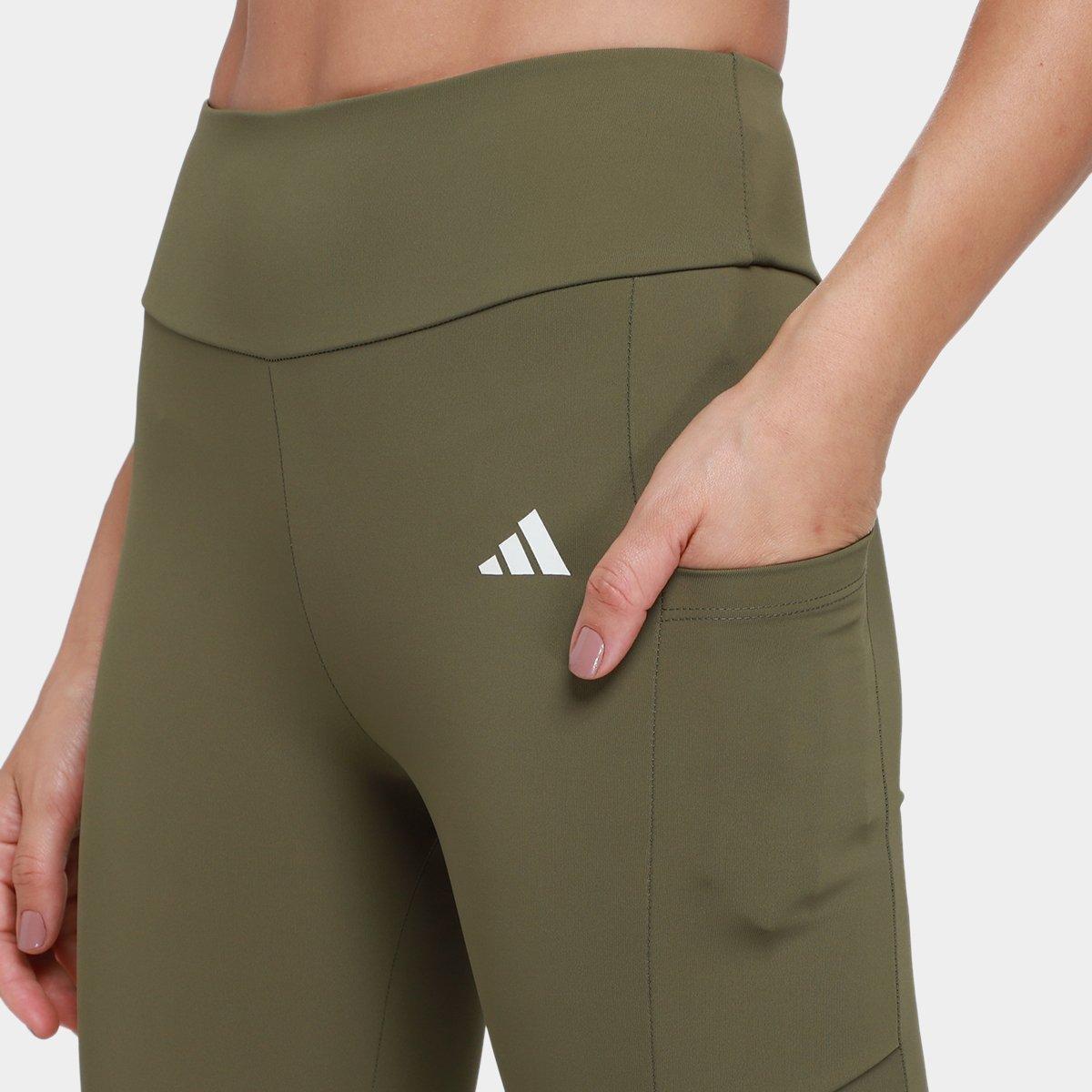 Calça Legging Adidas Com Bolso Feminina - 3